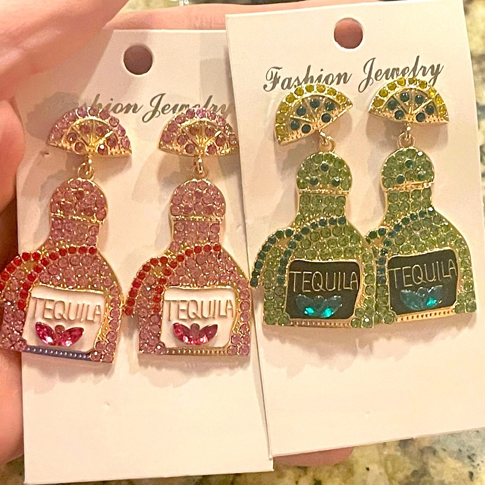 Vacation Earrings, Tequila Earrings